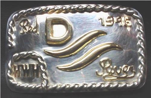 Red River D Belt Buckle